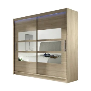 Lägg i varukorgen Scandinavian Choice Prag Garderob 180x57x215 cm Beige - Förvaring