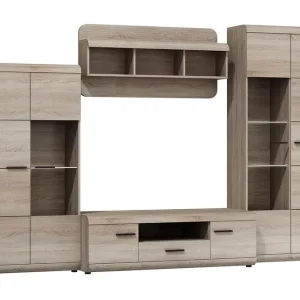 Extra rabatt Link Vardagsrumsset 300x54x194 cm Beige/Grå - Möbler