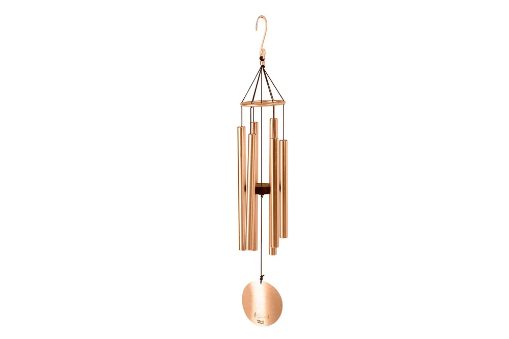 Begränsat erbjudande Vindspel NATURE'S MELODY H116cm guld - Trädgård & spabad