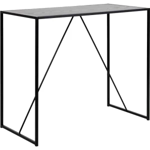 Kampanjpris Barbord Seaford 120x60x105 cm svart ask - Hushåll