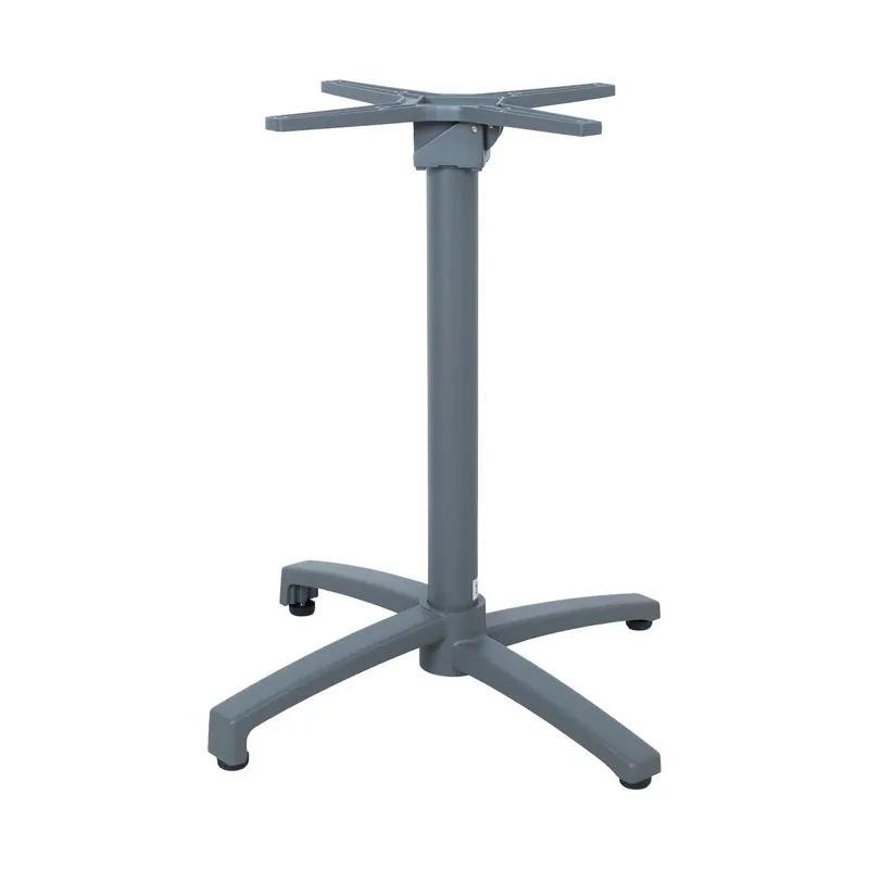 Trygg betalning Bordsben Bistro 67x67x72 cm Grå - Utemöbler