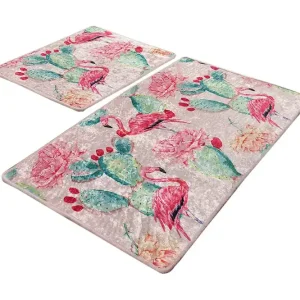 Niyanna Badrumsmatta 2-pack Flerfärgad - Textil & mattor Utförsäljning