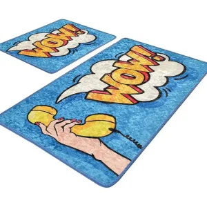 Trygg betalning Niyanna Badrumsmatta 2-pack Flerfärgad - Textil & mattor