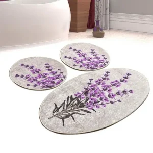 Snabb frakt Niyanna Badrumsmatta 3-pack Flerfärgad - Textil & mattor