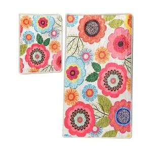 Niyanna Badrumsmatta 2-pack Flerfärgad - Textil & mattor Lägg i varukorgen