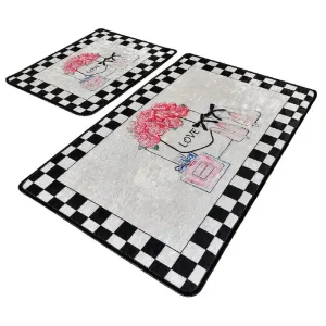 Niyanna Badrumsmatta 2-pack Flerfärgad - Textil & mattor Säker betalning