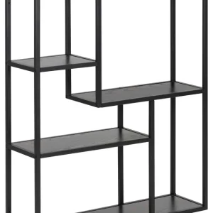 Vägghylla Seaford 75x20x91 cm svart - Förvaring Beställ nu