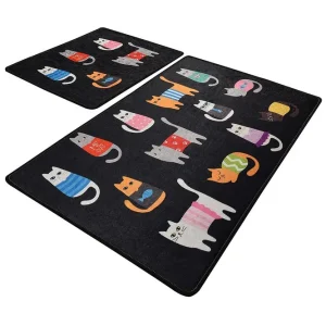 Begränsad tid Niyanna Badrumsmatta 2-pack Flerfärgad - Textil & mattor