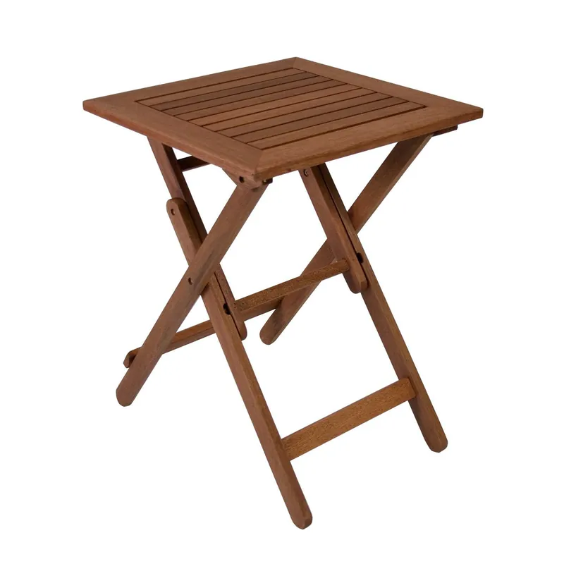 Bord Rouen 50x50x68 cm meranti brun - Utemöbler Begränsat antal