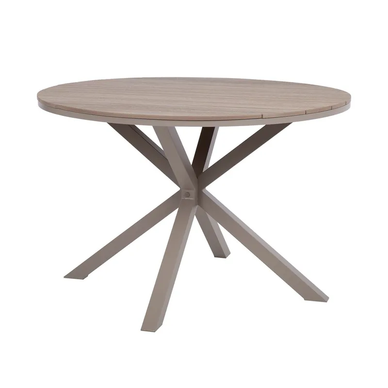 Fynd Bord Porto D110,5x73 cm beige / grå - Utemöbler