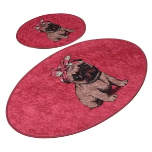 Expressleverans Niyanna Badrumsmatta 2-pack Flerfärgad - Textil & mattor
