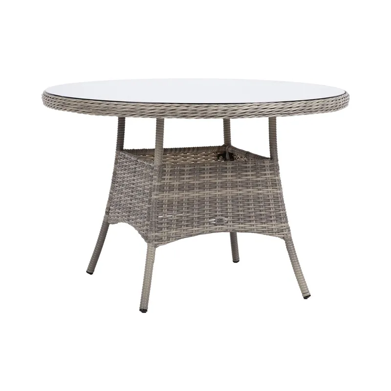 Begränsat antal Bord Trento D110x73,5 cm ljusgrå - Utemöbler