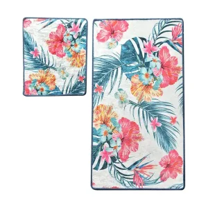 Utförsäljning Niyanna Badrumsmatta 2-pack Flerfärgad - Textil & mattor