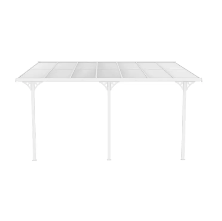Köp online Altantak 2,7x2,5m | Kanalplast/ Aluminium | Vit - Trädgård & spabad