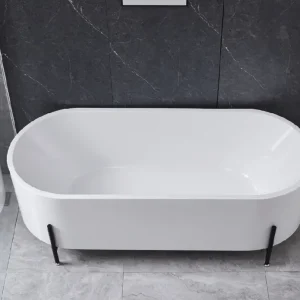Badkar | 170x75 cm | Svarta fötter | Modern design - Hus & renovering Populärt val