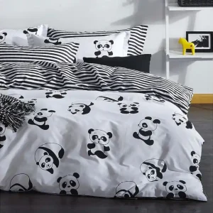 Rabatt Eponj Home Bäddset Svart - Textil & mattor