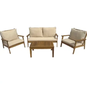 Elegant lounge grupp | Akacia trä | Modern design | Toronto - Utemöbler Handla nu