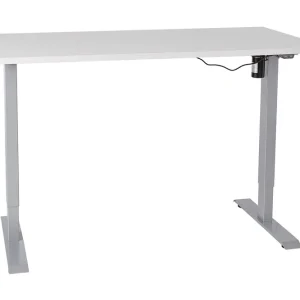 Köp online Ergosum Skrivbord 140 cm Höj-och Sänkbar Grå/Vit - Möbler