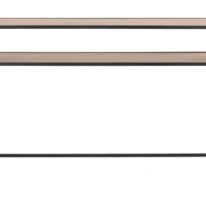 Hasslevik Konsollbord 120 cm Natur/Matt Svart - Möbler Säker betalning