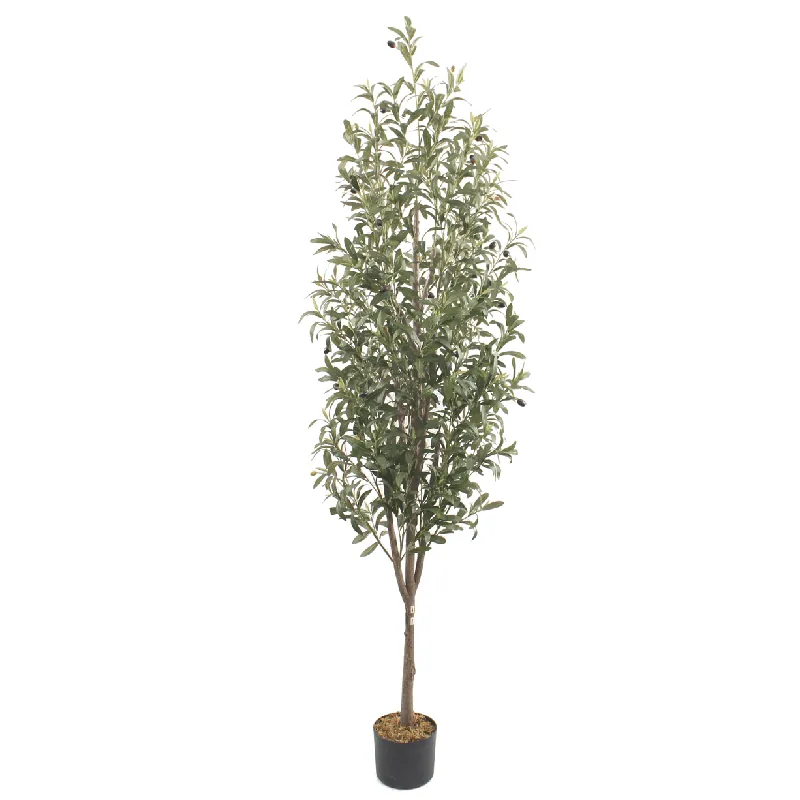 Bästa pris Konstgjort plastolivträd 190 cm | Underhållsfritt med realistiska blad - Inredning