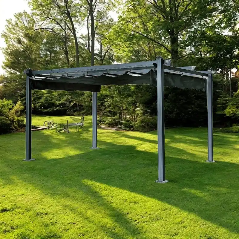 Sista chansen Pergola med soltak | 4x3m - Utemöbler