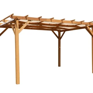 Pergola trä | 4x3m | Furu - Utemöbler Populärt val