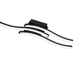 Köp nu Trio Lighting Route LED Plafond 3L mattsvart Matt svart/Vit - Belysning