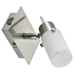 Köp online MAX LED vägglampa, stål Grå - Belysning