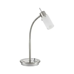 MAX LED bordslampa, stål Grå - Belysning I lager