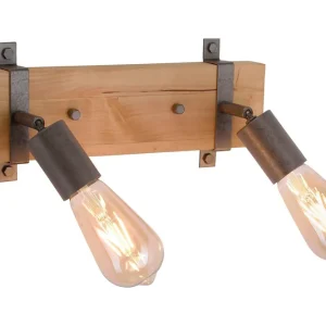 SLAT taklampa, natur trä 15 cm Natur - Belysning Säker betalning
