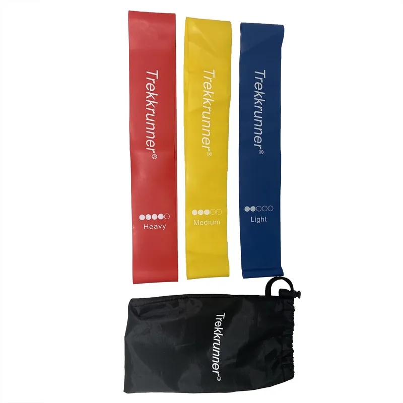 Expressleverans Träningsband - 3-pack med olika motstånd - Sport & fritid