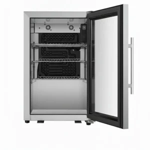 Kundfavorit Utomhus kyl i rostfritt stål | UV-glas & LED-belysning | 63L - Hushåll