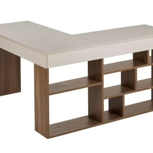 Rea Regar Skrivbord 130x72x120 cm Cashmere och Walnut - Möbler