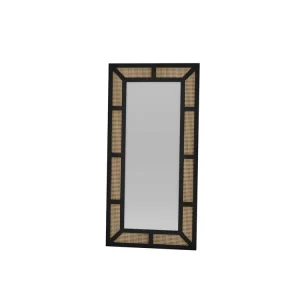 Omber Golvspegel 90x180 cm Svart - Inredning Fri frakt