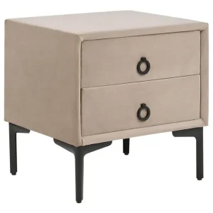 Handla nu Sängbord Sezanne Beige, grå, svart Beige, grå, svart - Möbler