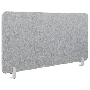 Sänkt pris Skiljevägg för skrivbord Split Grå, 160x1x50 cm Grå, 160x1x50 cm - Inredning