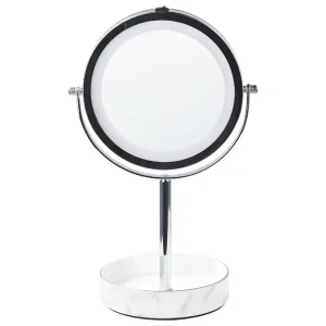 Sminkspegel Savoie Silver/Vit Silver/Vit - Inredning Rabatter