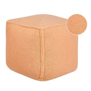 Sittpuff Alipur Orange Orange - Möbler Fynd
