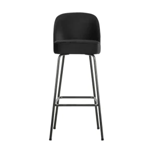 Bastien Barstol 80 cm Sammet/Svart - Möbler Beställ idag
