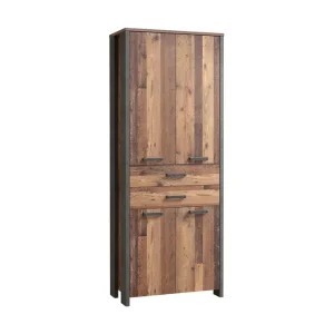 Lågt pris Torelles Garderob 87x221 cm Brun/Grå - Förvaring