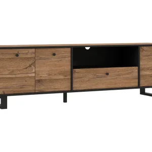 Lågt pris Donmills Tv-bänk 180 cm Brun/Svart - Möbler