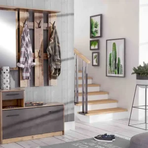 Haysville Hallmöbelset 98x180 cm Brun/Grå - Möbler risnedsättning