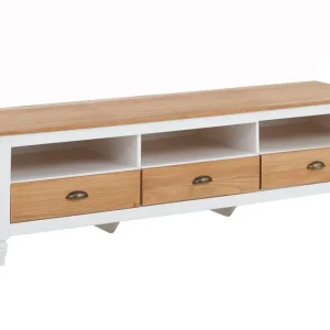 Rabatter Lenham Tv-bänk 110 cm Vit - Möbler