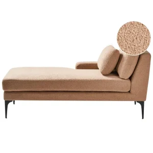 Schäslong Ewron Beige, svart, Högervänd Beige, svart, Högervänd - Möbler Köp nu