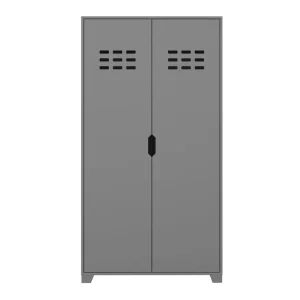 Haltekarr Garderob 90x50 cm Grå - Förvaring Utförsäljning
