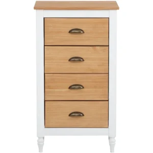 Lenham Byrå 45x35 cm 4 Lådor Vit - Förvaring Nyhet