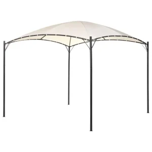 Trädgårdspergola Vomero Beige/svart Beige/svart - Utemöbler Erbjudandepris