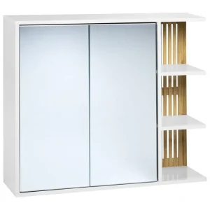 Badrumsskåp med spegel Nubes - Hus & renovering Extra rabatt