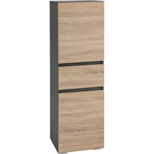 Hudnall Garderob 38x35 cm Låg Antracit/Vit - Förvaring Endast denna vecka
