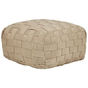 Nyhet Sittpuff Bodla Beige Beige - Utemöbler